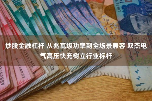 炒股金融杠杆 从兆瓦级功率到全场景兼容 双杰电气高压快充树立行业标杆