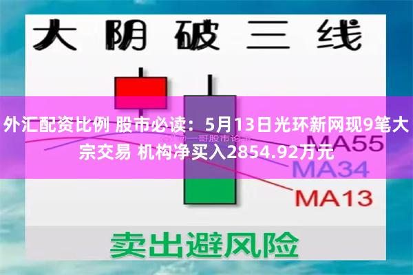 外汇配资比例 股市必读：5月13日光环新网现9笔大宗交易 机构净买入2854.92万元