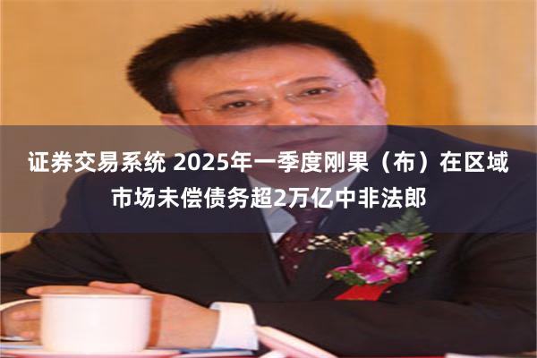 证券交易系统 2025年一季度刚果（布）在区域市场未偿债务超2万亿中非法郎