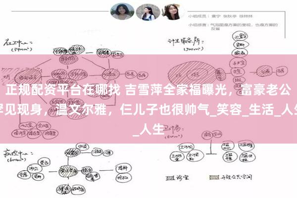 正规配资平台在哪找 吉雪萍全家福曝光，富豪老公罕见现身，温文尔雅，仨儿子也很帅气_笑容_生活_人生