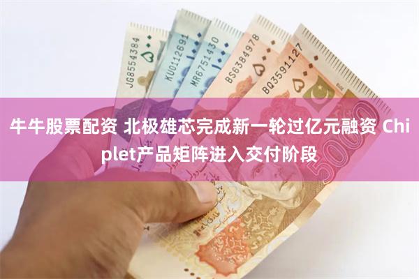 牛牛股票配资 北极雄芯完成新一轮过亿元融资 Chiplet产品矩阵进入交付阶段